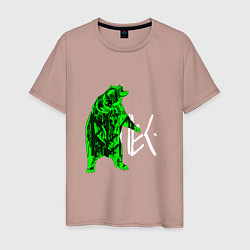 Мужская футболка Славянский Велес-медведь