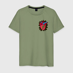 Мужская футболка Сердце с саламандрой