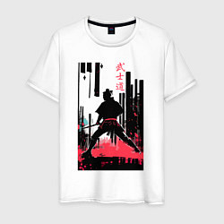 Мужская футболка Бусидо - кодекс самурая - путь война