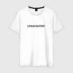 Мужская футболка Lithium Battery