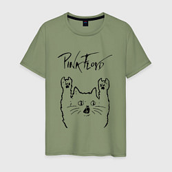 Мужская футболка Pink Floyd - rock cat