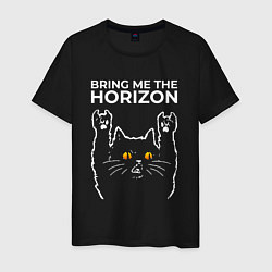 Мужская футболка Bring Me the Horizon rock cat