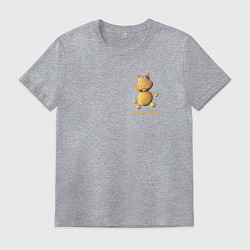 Мужская футболка Добрый маленький бегемот