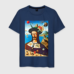 Мужская футболка Нейросеть рисует Сальвадора Дали