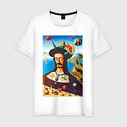 Мужская футболка Нейросеть рисует Сальвадора Дали