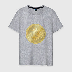 Мужская футболка Криптовалюта биткоин