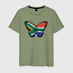 Мужская футболка ЮАР бабочка