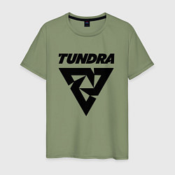 Футболка хлопковая мужская Tundra esports logo, цвет: авокадо