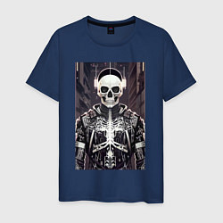 Мужская футболка Cyber-skull - neural network