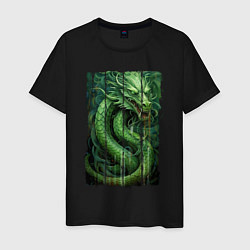Мужская футболка Китайский дракон: ари нейросети