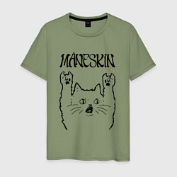 Мужская футболка Maneskin - rock cat
