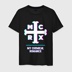Мужская футболка My Chemical Romance glitch rock