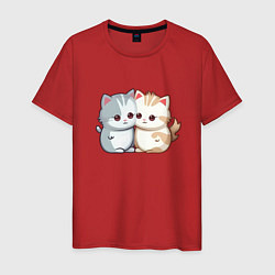 Мужская футболка Cute cats