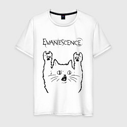 Мужская футболка Evanescence - rock cat