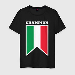 Мужская футболка Италия чемпион