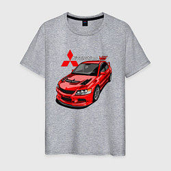 Мужская футболка Lancer Evolution 8
