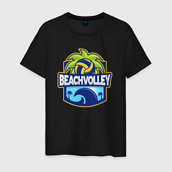 Мужская футболка Волейбол на пляже