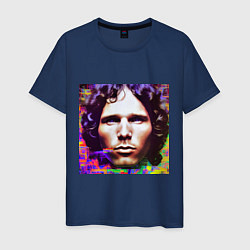 Мужская футболка Jim Morrison Glitch 25 Digital Art