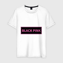 Мужская футболка Логотип Блек Пинк