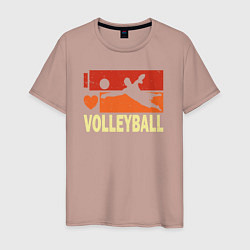 Мужская футболка Я люблю волейбол