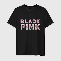 Мужская футболка Blackpink logo Jisoo Lisa Jennie Rose