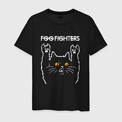 Мужская футболка Foo Fighters rock cat