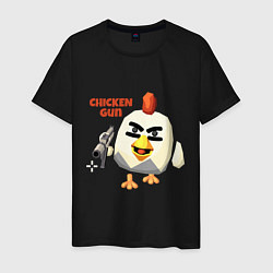 Мужская футболка Chicken Gun злой