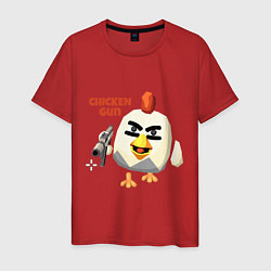 Мужская футболка Chicken Gun злой