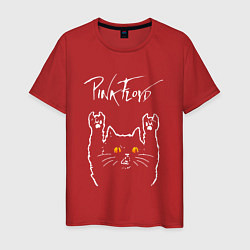 Мужская футболка Pink Floyd rock cat