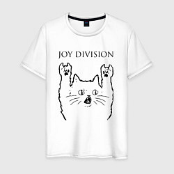 Мужская футболка Joy Division - rock cat