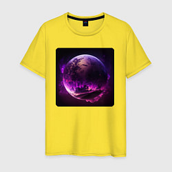 Мужская футболка Абстрактная планета