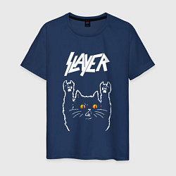 Мужская футболка Slayer rock cat