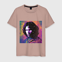 Мужская футболка Jim Morrison few color digital Art