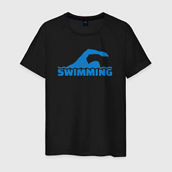 Мужская футболка Swimming sport