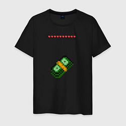Мужская футболка Доллары из майнкрафта