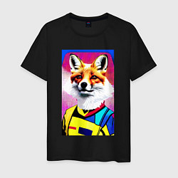 Мужская футболка Fox - pop art - fashionista