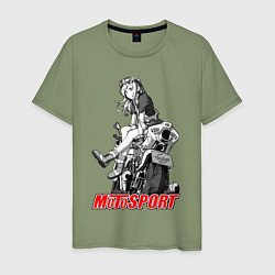 Мужская футболка Moto girl