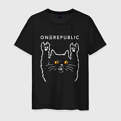 Мужская футболка OneRepublic rock cat