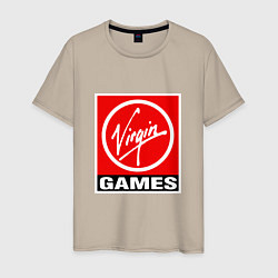 Мужская футболка Virgin games logo