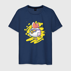 Мужская футболка Chicken with glasses - Chicken Gun