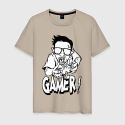 Мужская футболка Gamer man