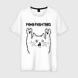 Мужская футболка Foo Fighters - rock cat