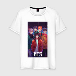 Мужская футболка Kpop BTS art style