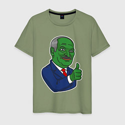 Мужская футболка Лягушонок Пепе Лукашенко
