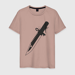 Мужская футболка CS нож