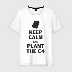 Мужская футболка Plant c4 - Counter Strike meme