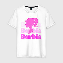 Мужская футболка Логотип Барби объемный