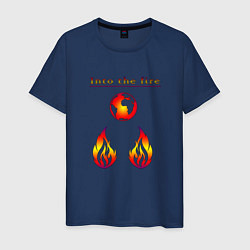 Мужская футболка Into the fire again