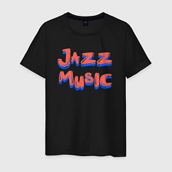 Мужская футболка Music jazz