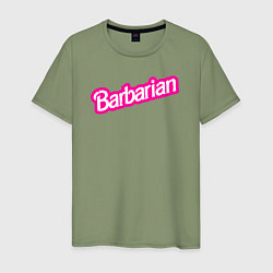 Мужская футболка Барби варвар - барбариан